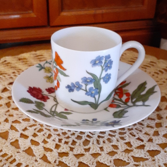 🌿HARD TO FIND VTG🌿 LIMOGES HERBIER CUP & SAUCER - Picture 12 of 12